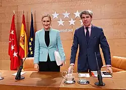 Cristina Cifuentes et Ángel Garrido.