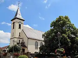 Église catholique Saint-Georges de Rumersheim.