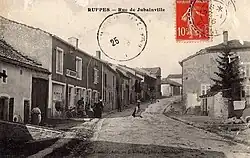 Vue du village en 1915.