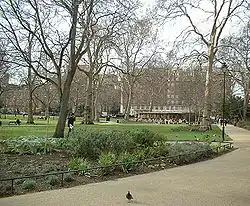 Vue sur Russell Square.