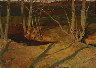 Paysage d'automne au coucher du soleil, 1907