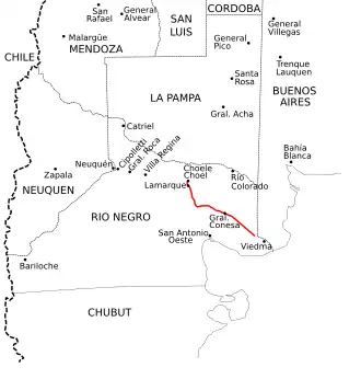 La route nationale 250.