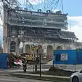Ryan Field en cours de démolition en avril 2024