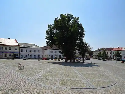 Rychnov nad Kněžnou : place centrale.