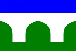 Drapeau de Rychnov u Jablonce nad Nisou