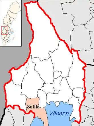 Localisation de Säffle