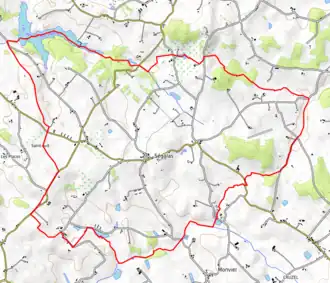 Carte topographique.