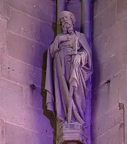 Statue de saint Paul (XIXe&nbsp;siècle).