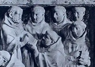 Fig. 18b. Apparition des apôtres et mission aux prêcheurs, détail (Arnolfo er Fra Guglielmo).