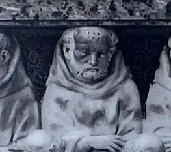 Fig. 19c. Le miracle des pains, détail (5e maître).