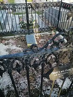 Sépulture de 39 soldats allemands morts pendant la guerre de 1870