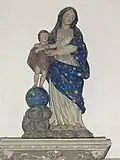 Statue de la Vierge et l'enfant,