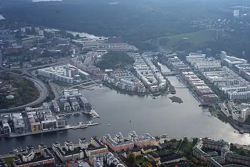 Södra Hammarbyhamnen.