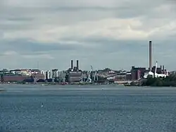 Sörnäinen vu de la mer.