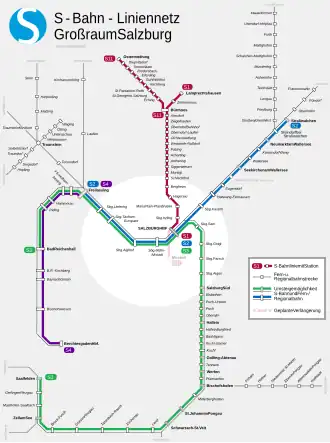 Image illustrative de l’article S-Bahn de Salzbourg