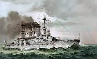 illustration de SMS Zähringen