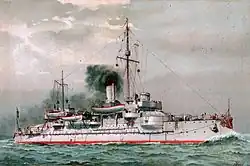 Le SMS Hagen en 1902