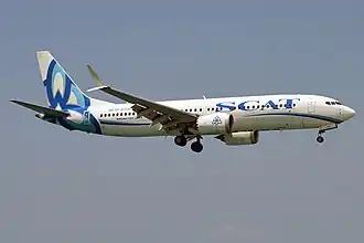 Boeing 737-8 MAX de SCAT Airlines