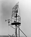 Antenne du radar SC.