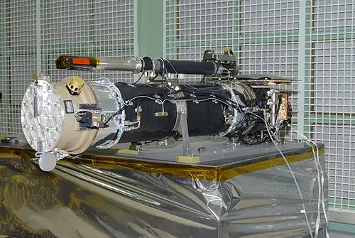 Détail d'un des télescopes de l'instrument AIA.