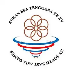 Logo des quinzièmes Jeux d'Asie du Sud-Est.