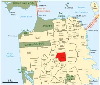 Localisation de Noe Valley