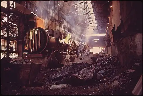 photo d'un alignement de convertisseurs