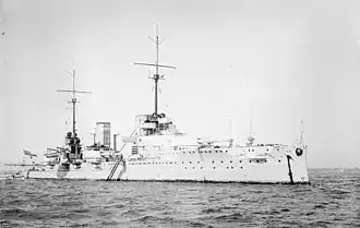 illustration de SMS Von der Tann