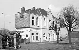 La gare d'Argenteau le 17 mars 1978.
