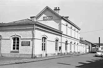 La gare de Hamoir le 31 mai 1978.