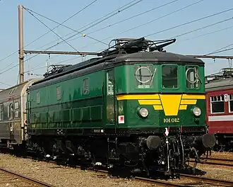 Type 101 SNCB (Belgique).