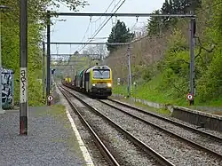 Train de marchandises.