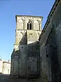 Clocher de l'église gothique.