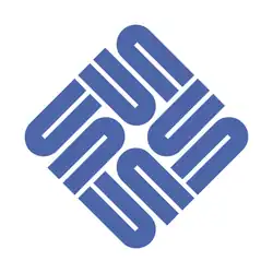 Logo Sun (Microsystems) créé en 1982 par Vaughan Pratt, constitué de lettres tournoyantes.