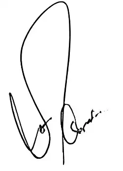 signature de Saba Qamar