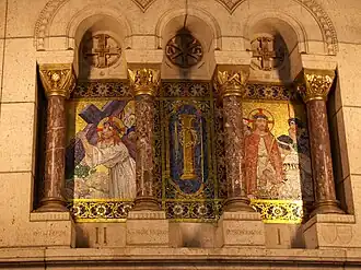 Stations I & II du Chemin de croix.