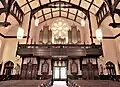 Buffet d'orgue dans la galerie