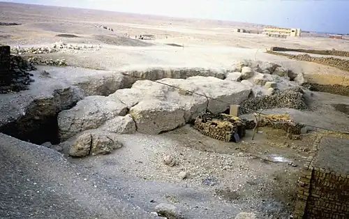 Cour de la tombe d'Antef&nbsp;Ier