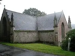 Le chevet et le transept nord.