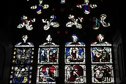 L'église paroissiale Saint-Alban : vitraux.