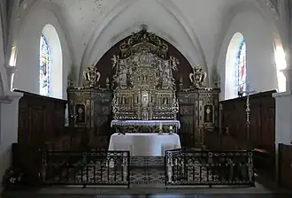 Retable du XVIIIe siècle.