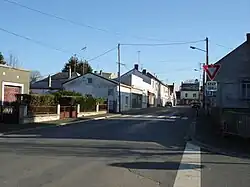 La route d'Ardentes en 2012.