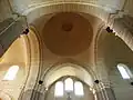 Coupole, voûtes d'arêtes de la nef et du chœur et voûtes du transept ouest.