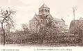La nouvelle église au début du XXe&nbsp;siècle (carte postale).