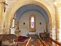 La chapelle latérale sud.