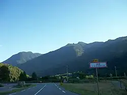 Entrée du village en venant de Saint-Béat