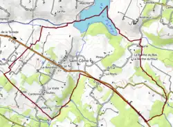 Carte topographique.