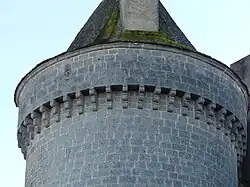 Mâchicoulis de la tour orientale.