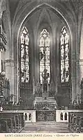 Saint-Christo-en-Jarez, chœur de l'église.
