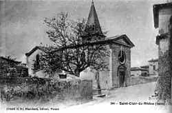 L'église en 1906.